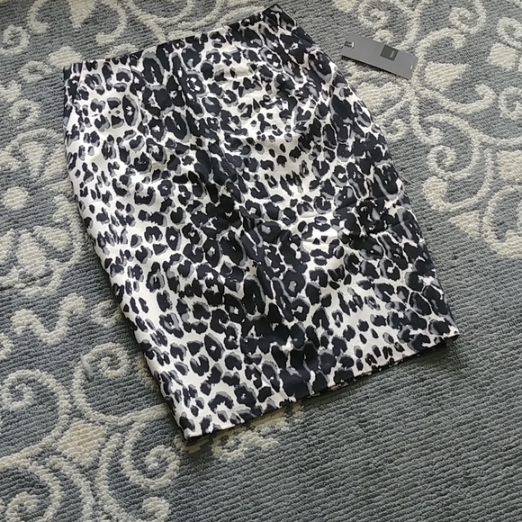 NWT MASSIMO LEOPARD PRINT SKIRT 4/Jacob Sweater small - Picture 2 of 10
